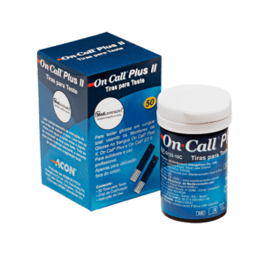 On Call® Plus II tira para teste de glicemia em frasco