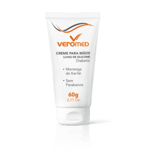 Creme para mãos luvas de silicone Veromed