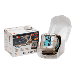 Microlife® Monitor Automático de Pressão Arterial de Pulso Prata BPW100