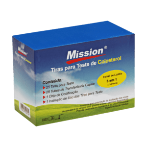 Mission® Tira Para Teste de Perfil Lipídico Individualizada
