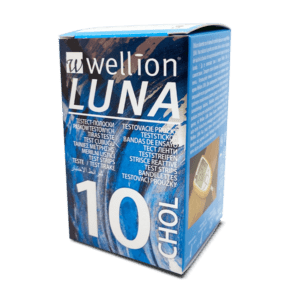 Wellion® Luna Tira para Teste de Colesterol Total em Frasco