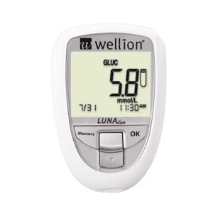Wellion® Luna Duo Monitor de Colesterol e Glicemia