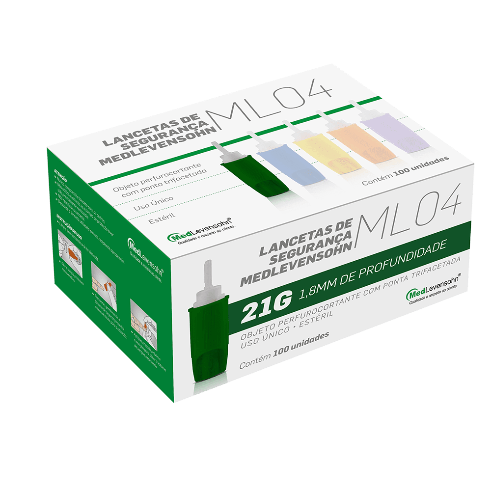Lanceta de Segurança MedLevensohn® ML04 - MedLevensohn