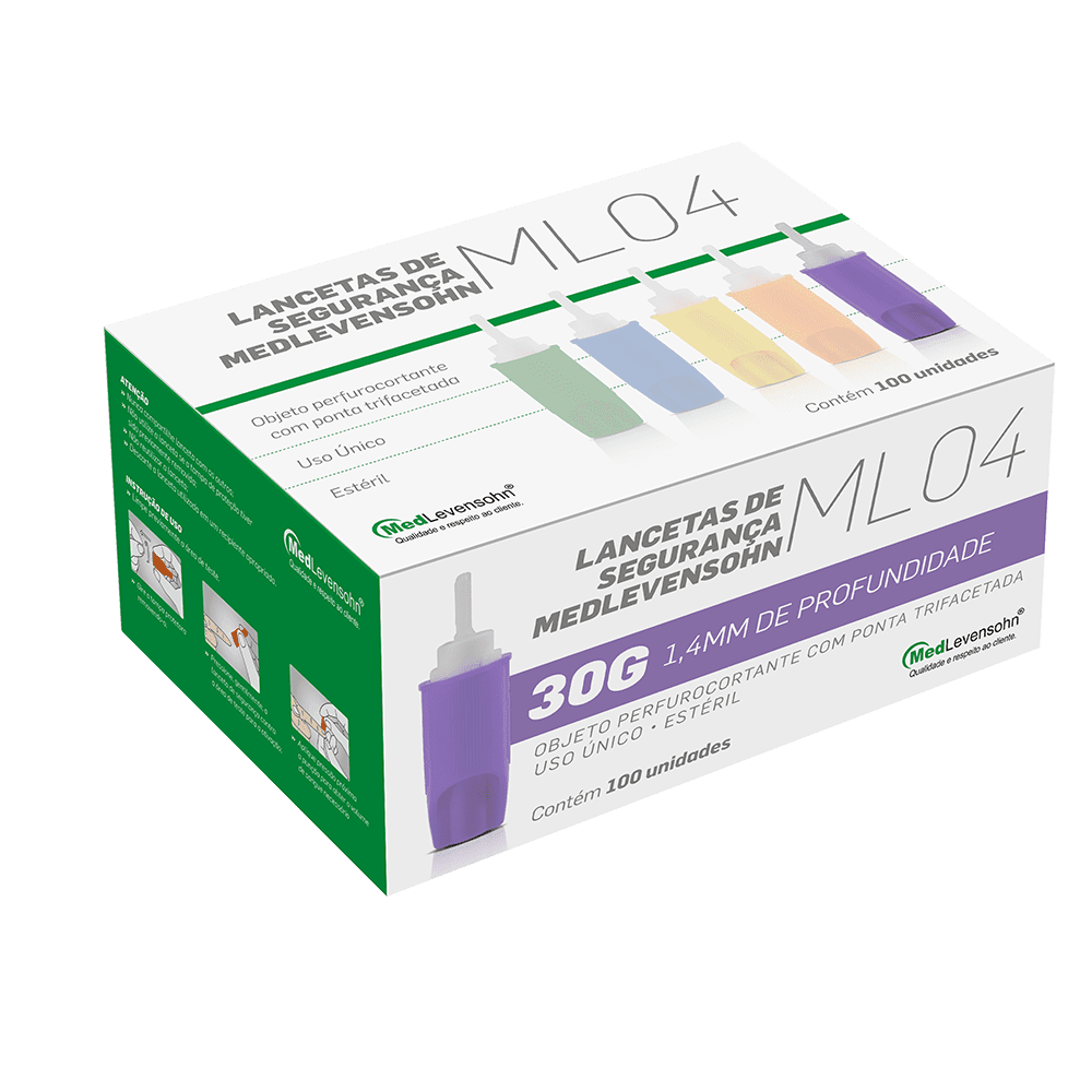 Lanceta de Segurança MedLevensohn® ML04 - MedLevensohn